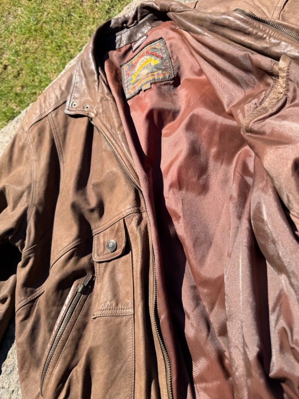 Wilsons Adventure Bound Genuine Leather Thinsulate Bomber Jacket Men's LT - Picture 11 of 13